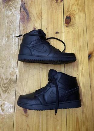 Зимові термо чоловічі nike air jordan black