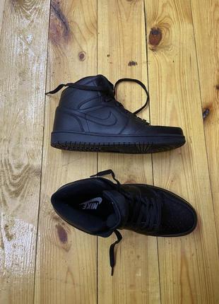 Зимние термо nike air jordan black3 фото