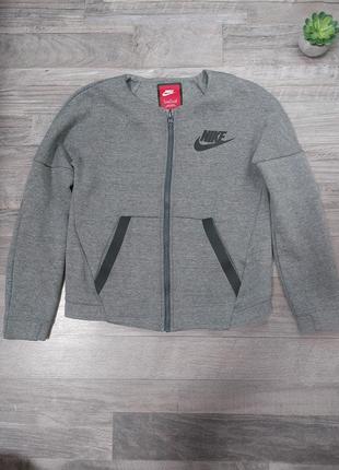 Nike tech fleece для девочки серая