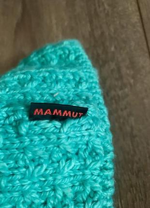 Шапка mammut pommel beanie knit.unisex. one size5 фото