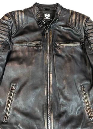 Belstaff moto leather jacket шкіряна куртка2 фото