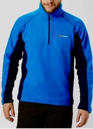 Кофта зип флис berghaus half zip fleece jacket. как новая! s