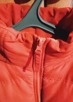 Жіноча куртка оранж3 фото