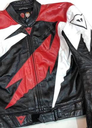 Dainese moto leather jacket racing мотокуртка6 фото
