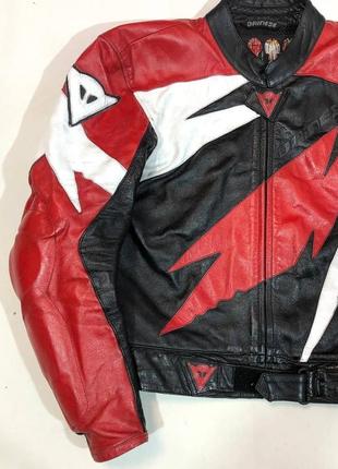 Dainese moto leather jacket racing мотокуртка2 фото