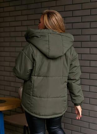 Куртка теплая женская батал8 фото