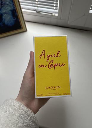 Lanvin a girl in capri
