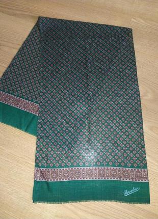 Borsalino шерстяной винтажный шарф кашне