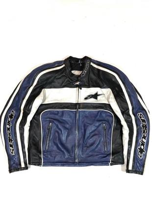 Alpinestars moto leather jacket мотокуртка шкіра