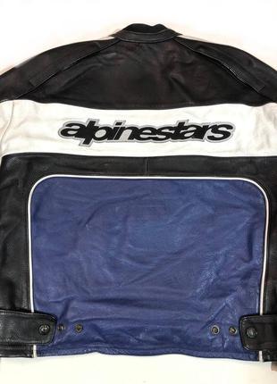 Alpinestars moto leather jacket мотокурткая кожа9 фото
