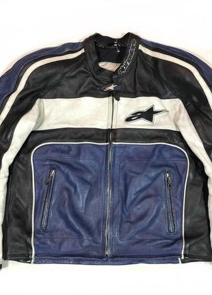 Alpinestars moto leather jacket мотокурткая кожа2 фото