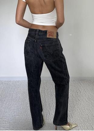 Джинсы черные оверсайз levi’s2 фото