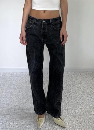 Джинсы черные оверсайз levi’s6 фото