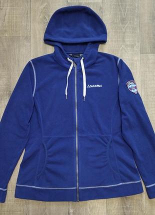 Жіноча флісова кофта худі зіп schoffel