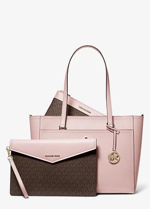 Michael kors сумка maisie large pebbled leather 3-in-1 tote bag