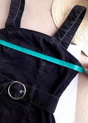 Джинсовий сарафан графіт denim&co