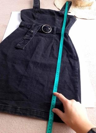 Джинсовий сарафан графіт denim&co