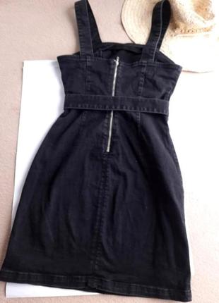 Джинсовий сарафан графіт denim&co