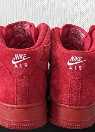 Кроссовки nike air force 1 mid red p.444 фото