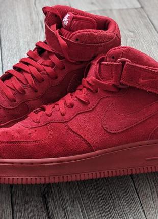 Кроссовки nike air force 1 mid red p.441 фото