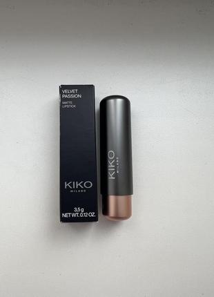 Помада матова kiko milano velvet passion matte lipstick 3123 фото