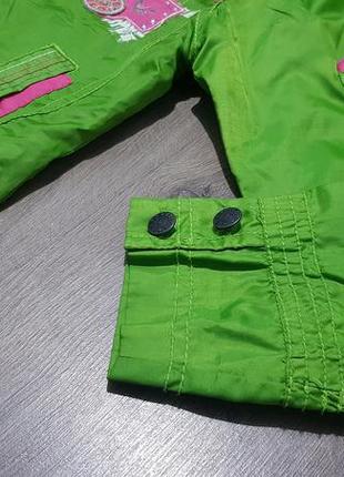 Куртка дитяча зелена як дощовик4 фото