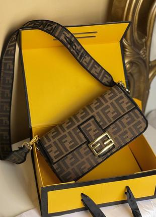 Скидка до 31.01 🖤 сумка fendi baguette lux полный комплект