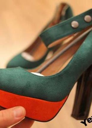 Ексклюзивні жіночі замшеві туфлі 37 та 38р.8 фото