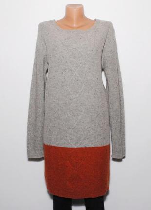 Шерстяное вязаное платье-туника  oversize5 фото