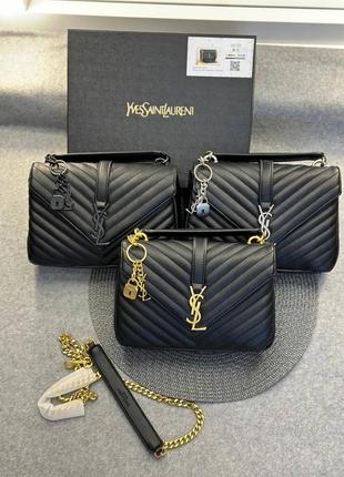 Сумка в стиле Saint Laurent Cassandra Sandalen 75mm Schwarz