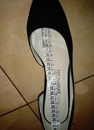 Классические элегантные замшевые туфли лодочки, невысокие каблуки, 41 р9 фото