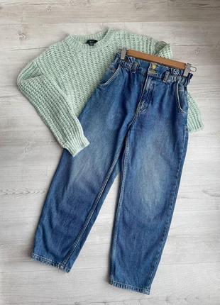 Джинсы zara мом слоуч