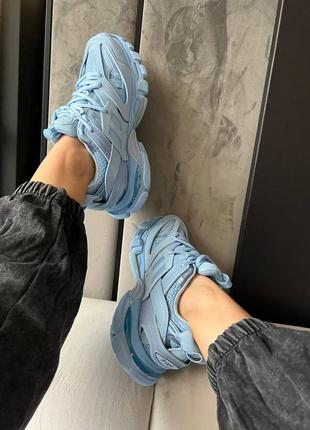 Жіночі кросівки balenciaga track blue