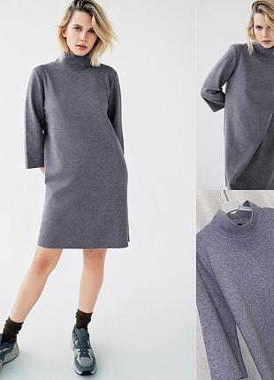 Теплое платье зара новое