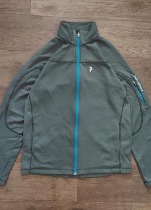 Куртка peak performance софтшелл серый флис флиска outdoor мужская tnf