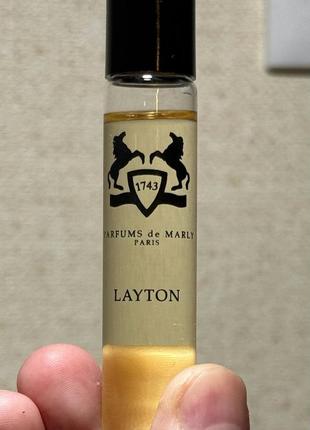 Parfums de marly layton edp, оригинальный рефил, 10ml, новый!3 фото