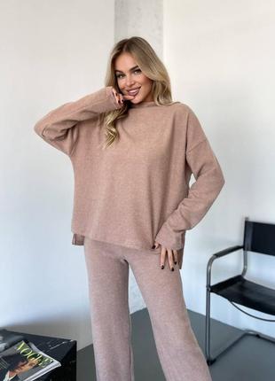 Жіночий теплий костюм,вʼязаний,вязаный костюм,прогулянковий костюм,прогулочный костюм,трик...