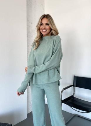 Жіночий теплий костюм,вʼязаний,вязаный костюм,прогулянковий костюм,прогулочный костюм,трик...