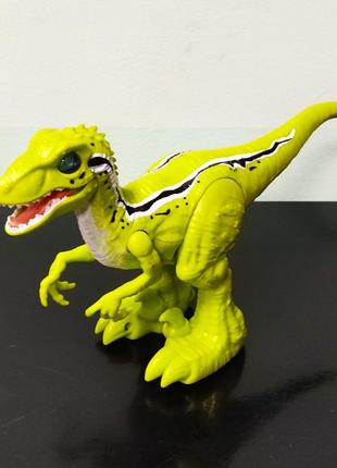 Интерактивная игрушка  зелений велоцираптор