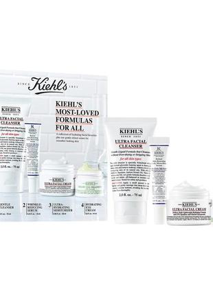 Набір засобів для догляду за шкірою kiehl's most loved formulas for all