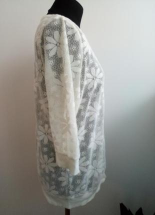 Ніжний подовжений светр лонгслив від george3 фото