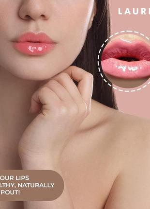 Ультразволожуюча олійка для губ laurens skincare lip oil2 фото