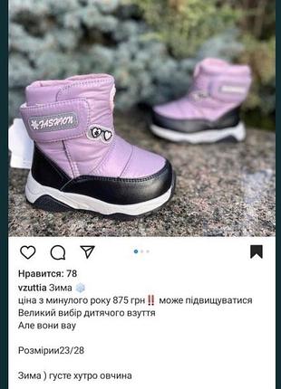 Чобітки 23 р 8