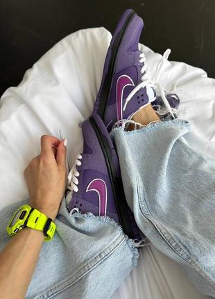 Женские кроссовки найк данк nike sb dunk low “purple lobster” premium9 фото