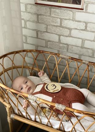 Корзинка люлька с лозы