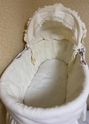 Корзинка люлька с лозы