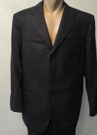Классический серый пиджак  италия1 фото