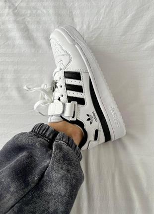 Женские кроссовки адидас adidas forum 
« white / black / logo » 
premium7 фото