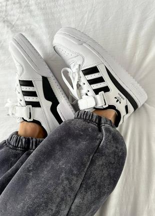 Женские кроссовки адидас adidas forum 
« white / black / logo » 
premium6 фото