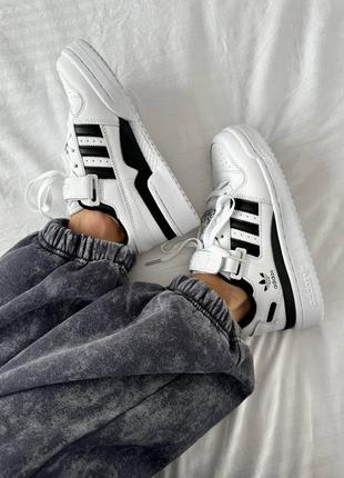 Женские кроссовки адидас adidas forum 
« white / black / logo » 
premium3 фото